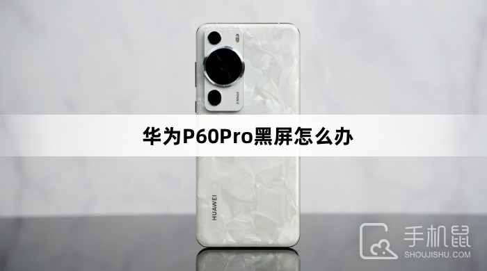 华为P60Pro黑屏怎么办