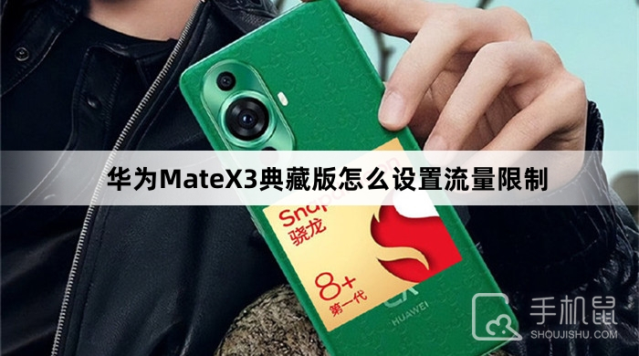 华为MateX3典藏版怎么设置流量限制