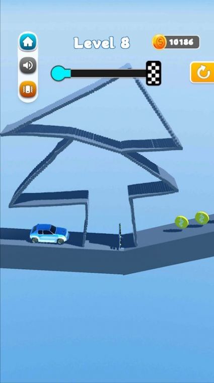 画线汽车攀登3D游戏