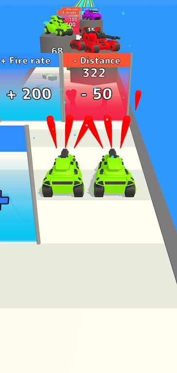 坦克进化跑3D游戏