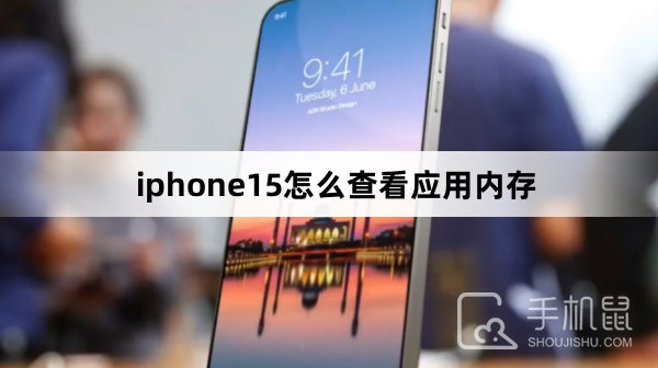 iphone15怎么查看应用内存