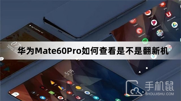 华为Mate60Pro如何查看是不是翻新机-华为Mate60Pro查看是不是翻新机方法介绍