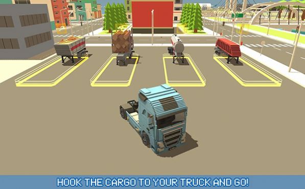 像素卡车城市运输游戏