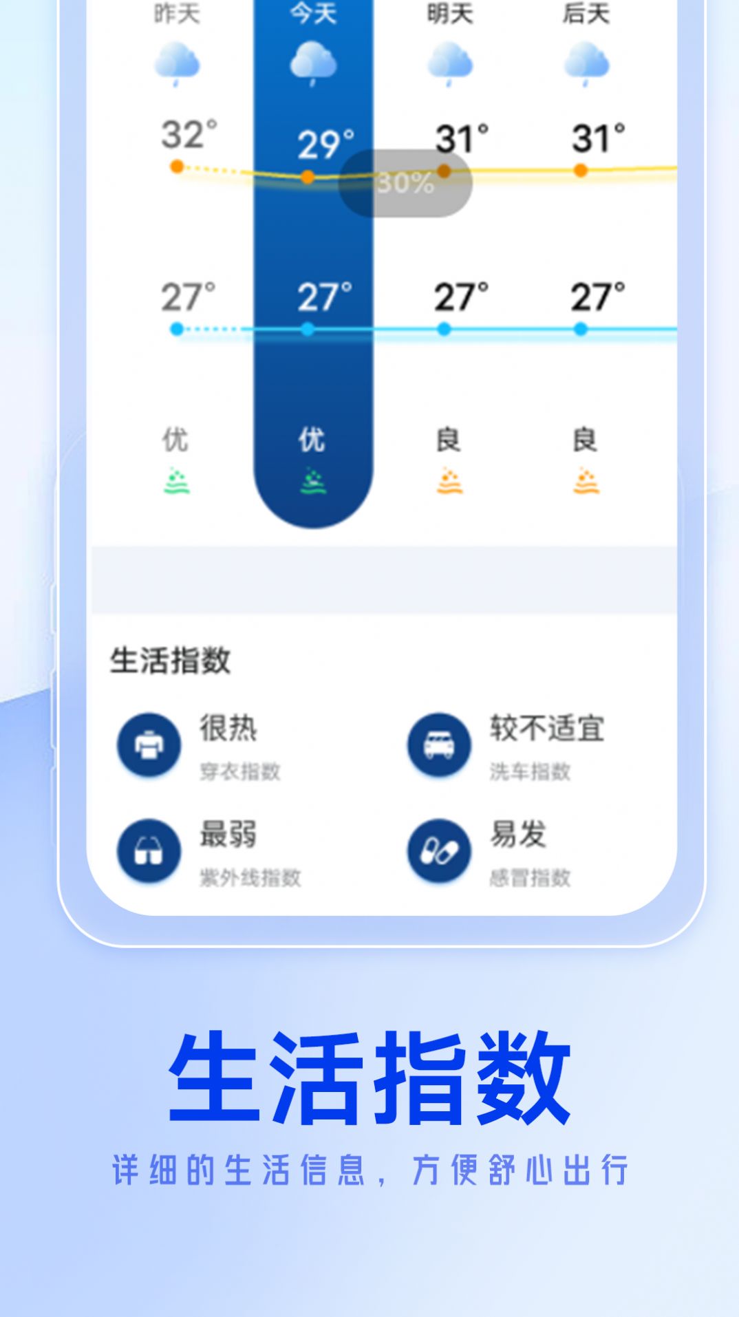 季妩极简好天气app