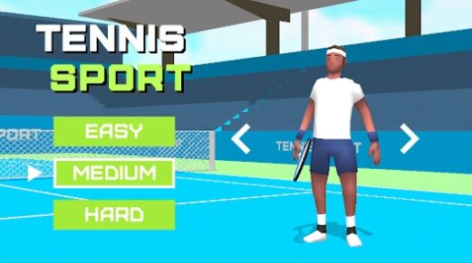 3D网球赛游戏