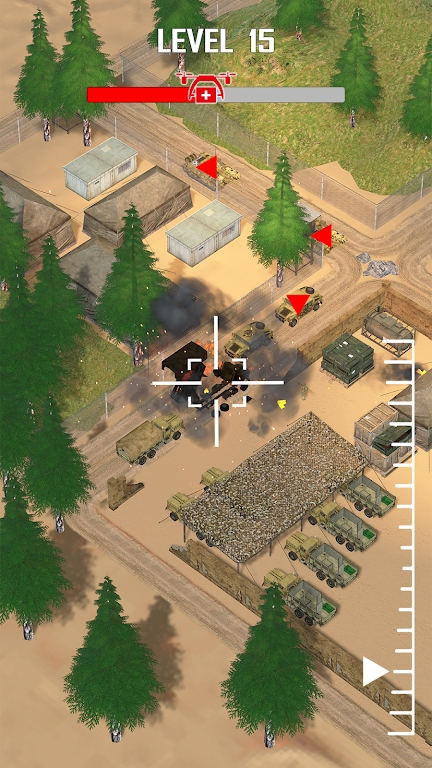 军用无人机袭击游戏