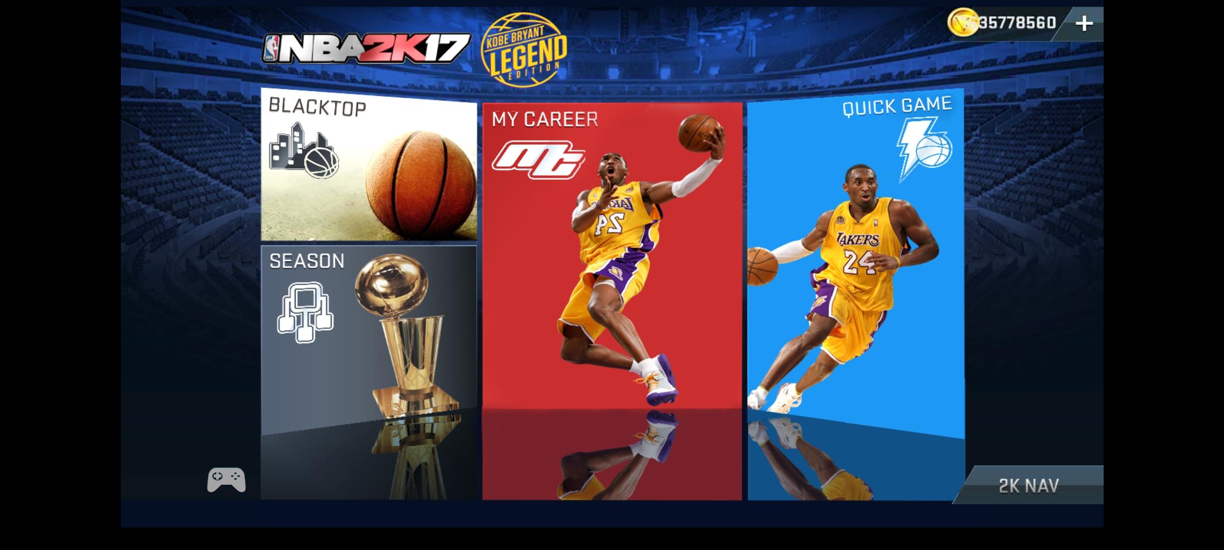 NBA2K传奇科比游戏
