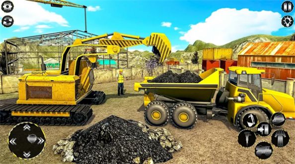 煤矿挖掘机闯关游戏