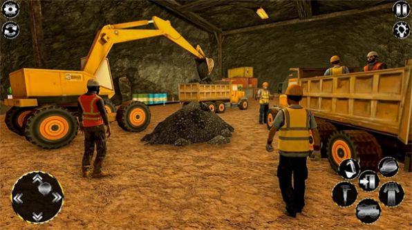 煤矿挖掘机闯关游戏
