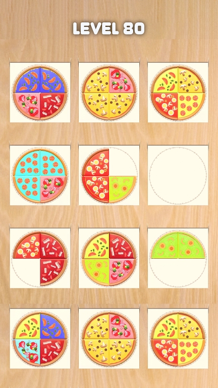 披萨排序难题游戏