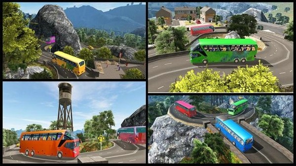 旅游巴士公路驾驶游戏