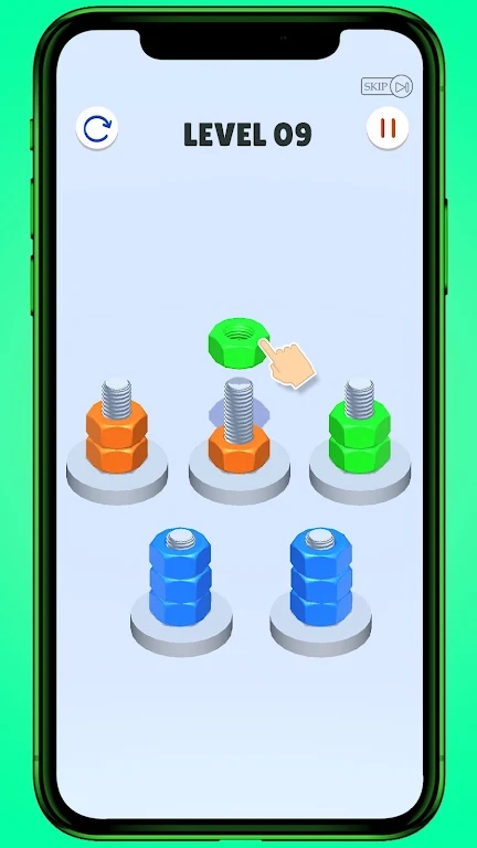 螺母螺栓颜色排序谜题游戏官方版下载图片1
