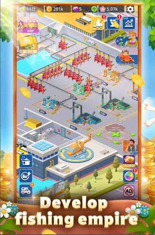 家园岛鱼工厂模拟游戏