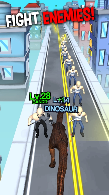 恐龙进化城市冲刺游戏