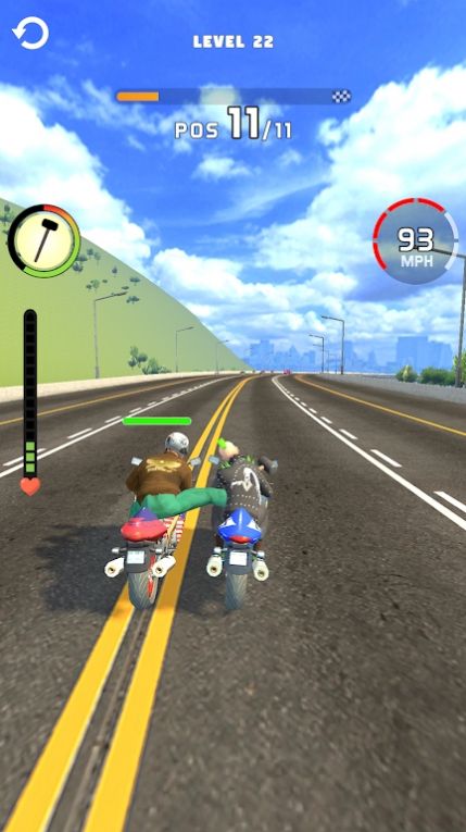 3D摩托公路竞赛游戏